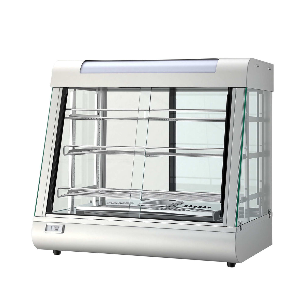 Devanti Commercial Food Warmer 1500W 3 Shelf Heated Display Cabinet