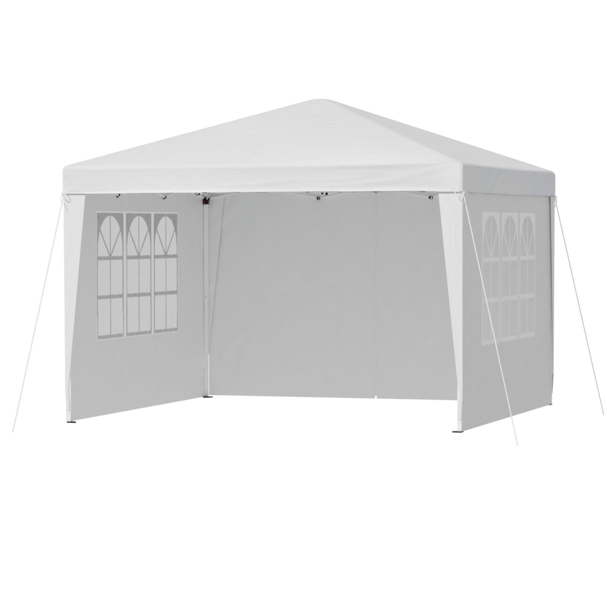 Instahut Gazebo 3x3 Pop Up Marquee Folding Tent Wedding Gazebos Camping Outdoor Canopy White