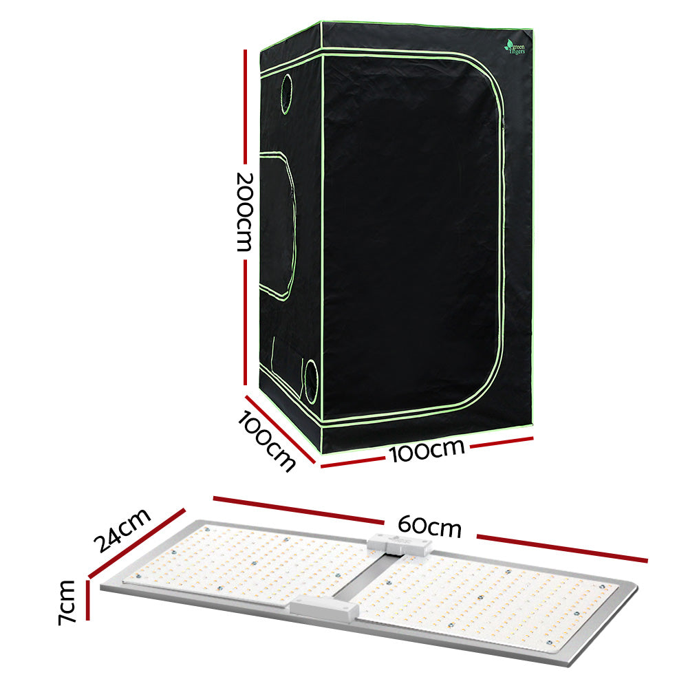 Greenfingers Grow Tent Light Kit 100x100x200CM 220W LED Full Spectrum