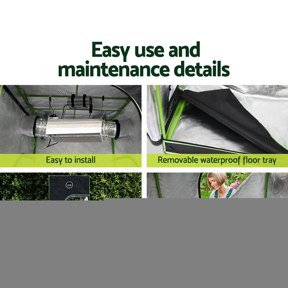 Green Fingers Grow Tent Light Kit 150x150x200CM 2200W LED Full Spectrum