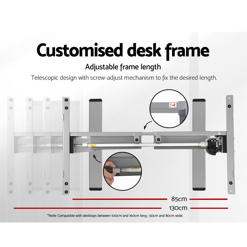 Motorised Adjustable Desk Frame