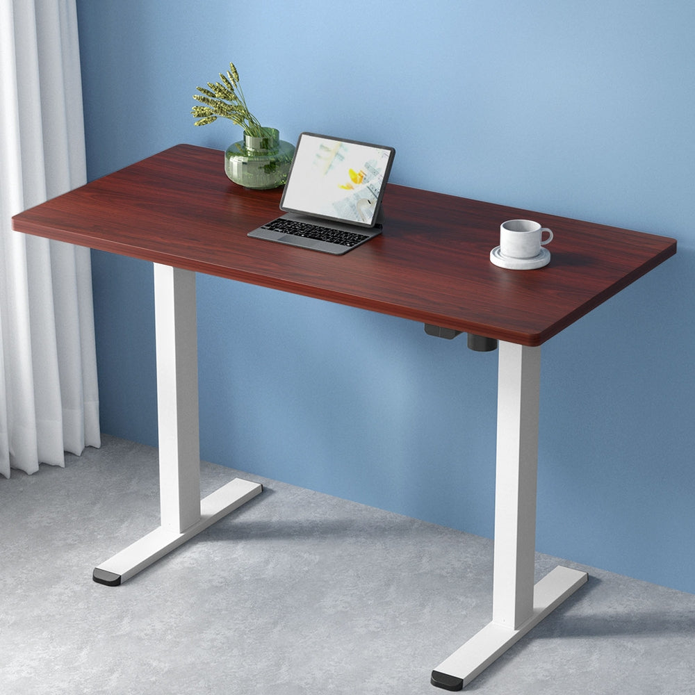 Standing Desk Motorised 140CM Rustic Brown