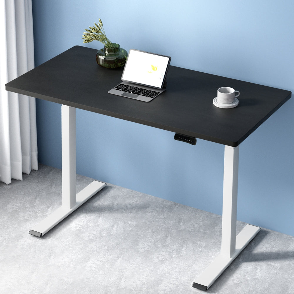 Standing Desk Motorised 120CM Black & White