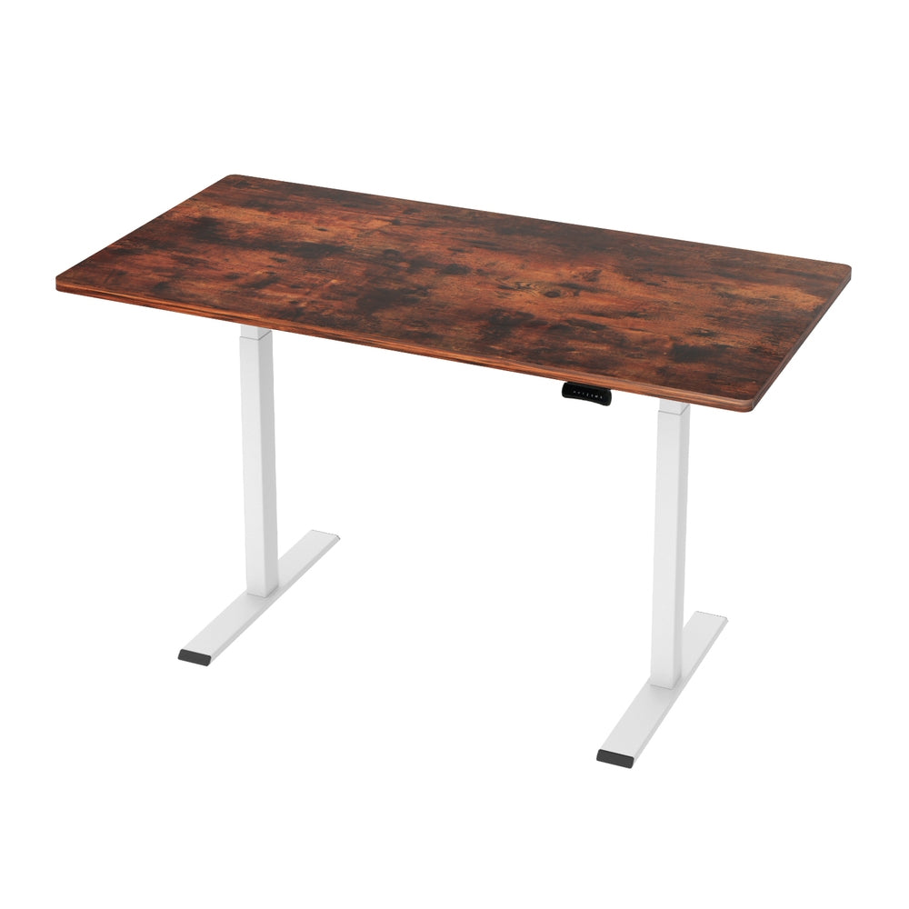 Standing Desk Motorised Rustic Brown