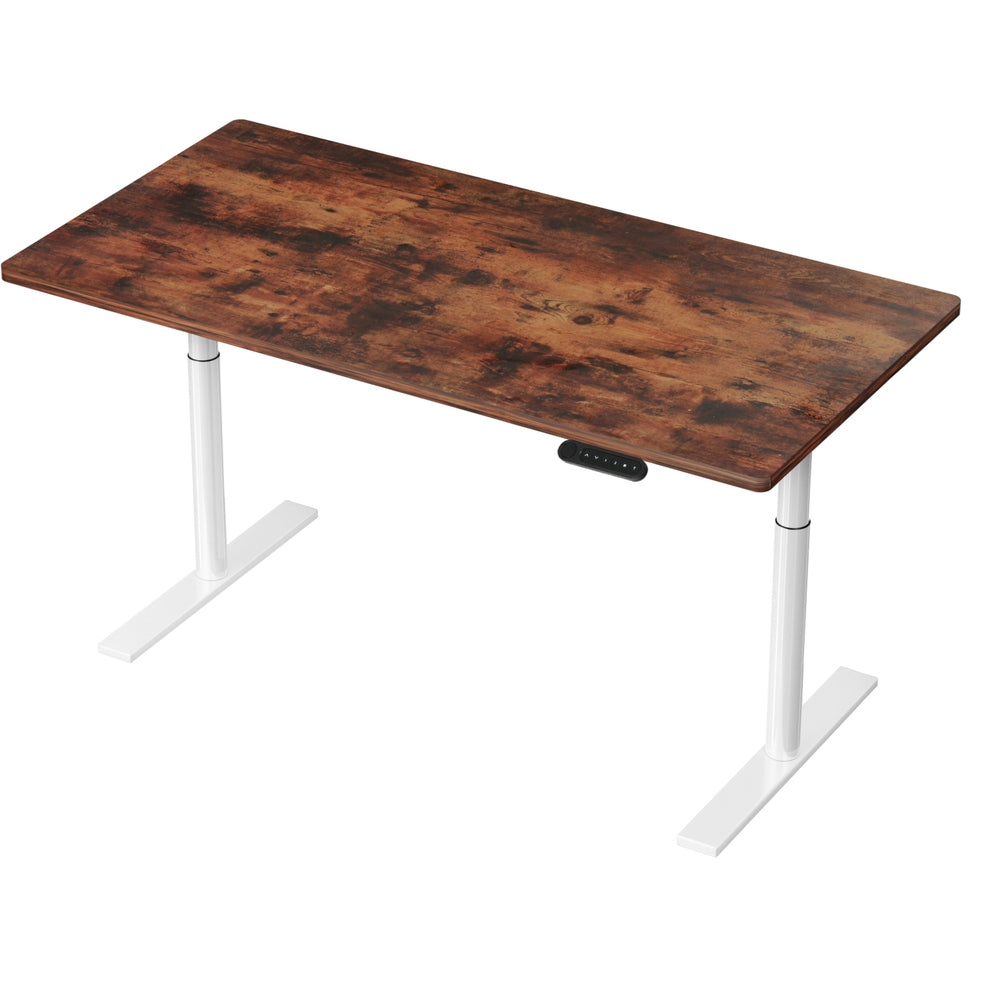 Standing Desk Motorised 140CM Rustic Brown