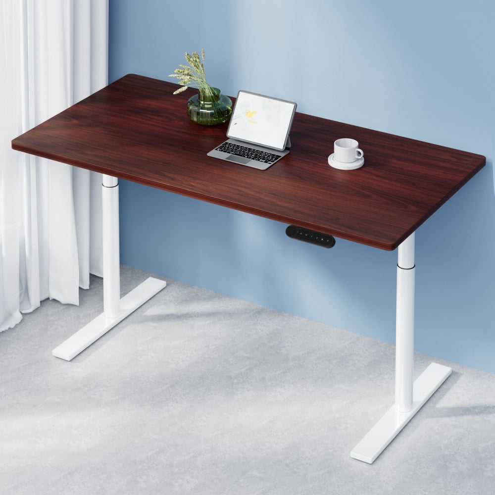Standing Desk Motorised 140CM Rustic Brown