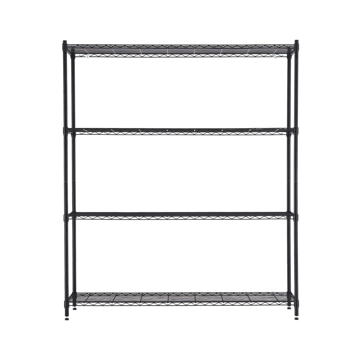 Artiss 4-Tier Kitchen Rack Shelf with Wheels Shelving 152x45x187CM Adjustable Metal Storage Shelves