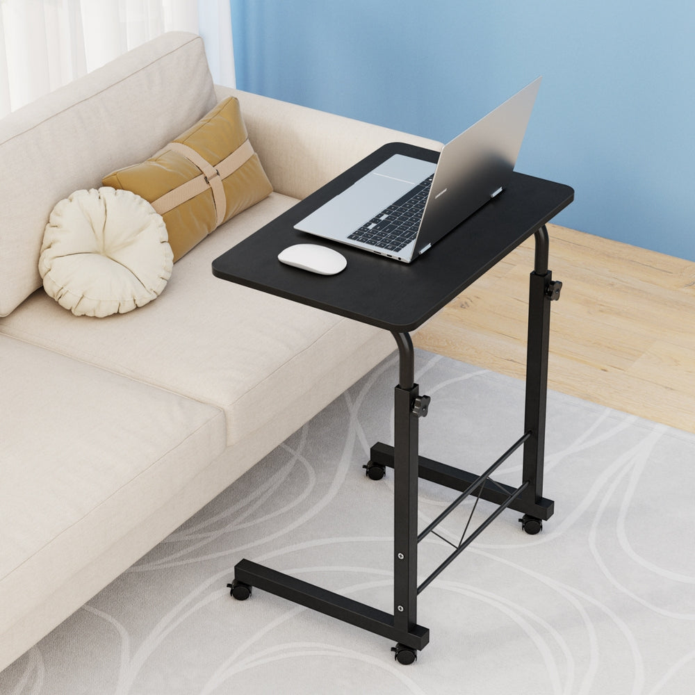 Mobile Laptop Desk U Shaped Design Black