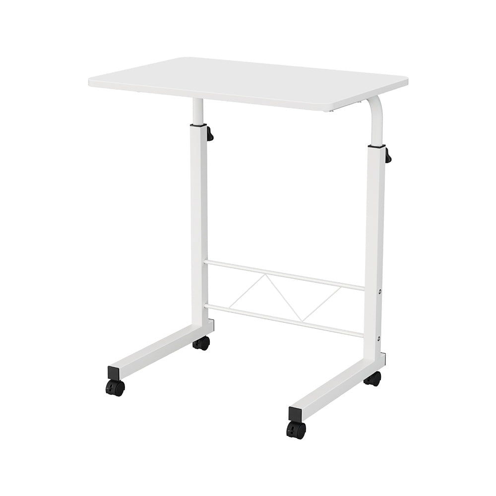 Mobile Laptop Desk U Shaped Design White
