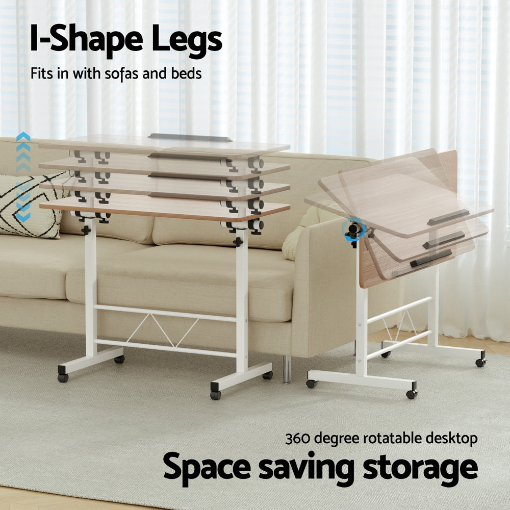Mobile Laptop Desk I Shaped Design