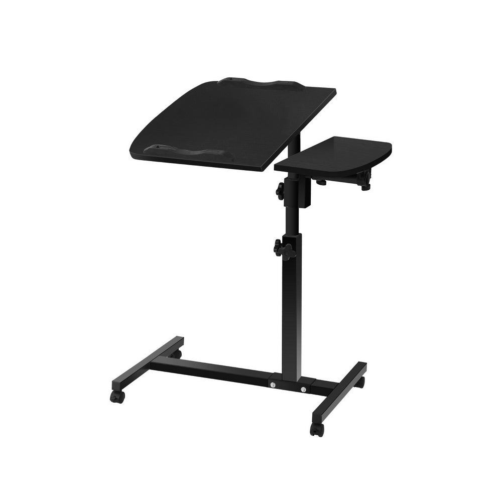 Rotating Mobile Laptop Adjustable Desk Black