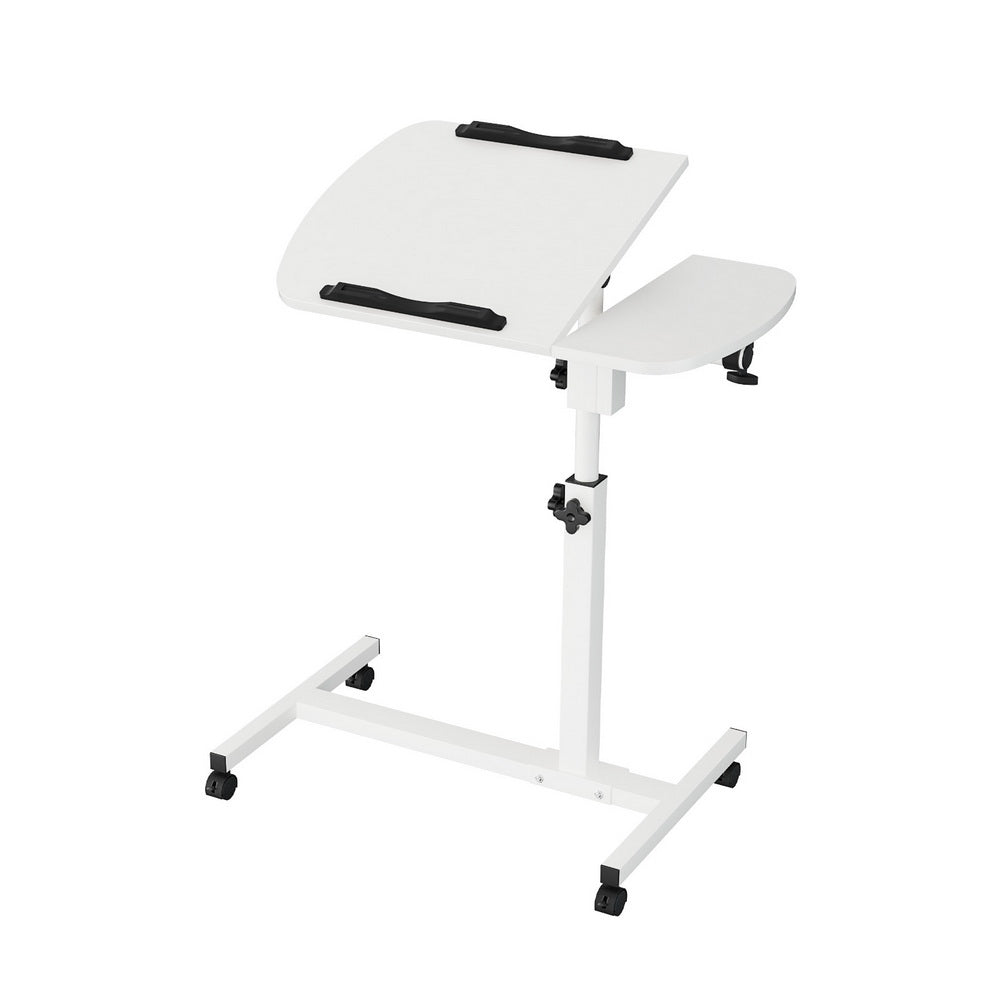White Sleek Mobile Laptop Desk