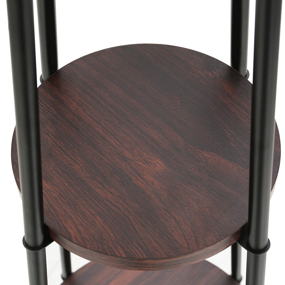 Shelf Floor Lamp Modern Circular Tripod