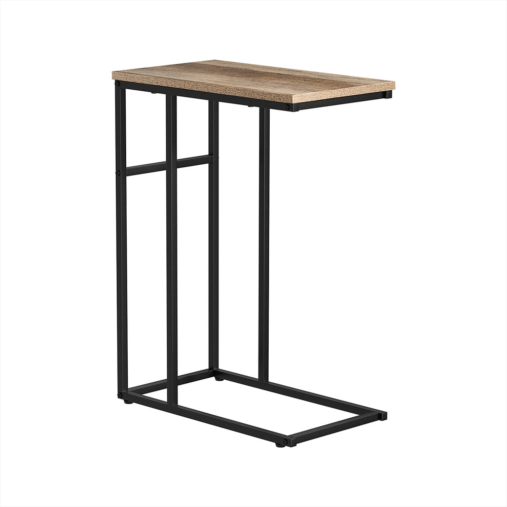 Black & Wood Side Table