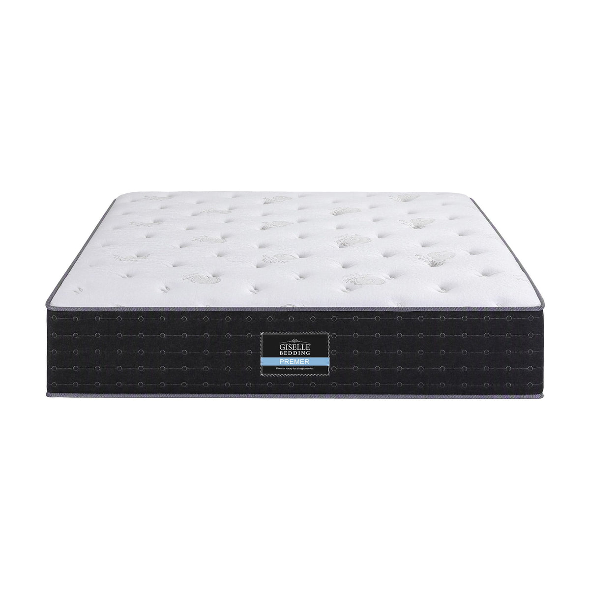 Giselle Queen Reversible Spring Mattress Cashmere Cover Gel Foam Firm 35cm