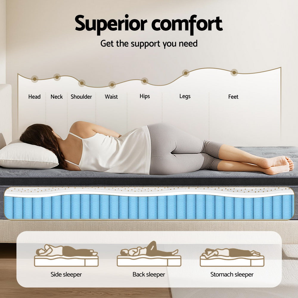 26cm Giselle Mattress Double Latex Foam Mattresses