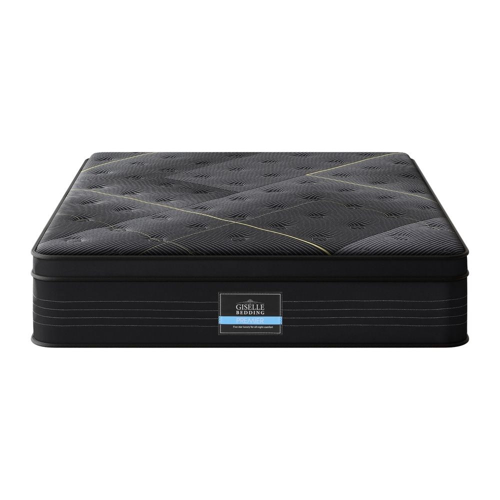 35cm Giselle Mattress King Bed Bamboo Pocket Firm Foam