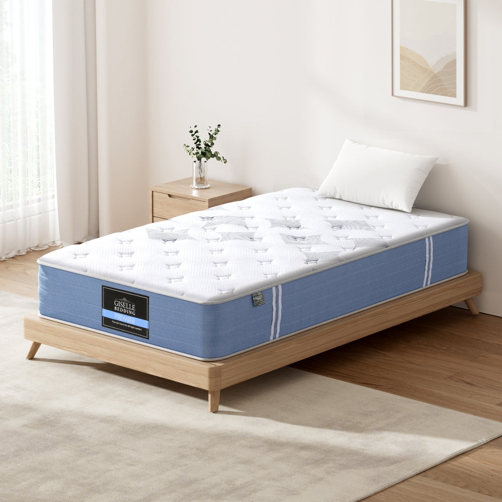 25cm Giselle Mattress King Single Bed Pocket Spring Mattresses