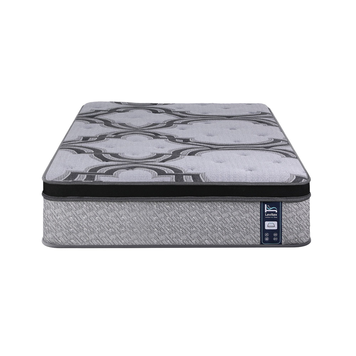 Levitex King Single Mattress 34 cm 5-Zone Pocket Spring with Latex & Memory Foam or Extra Lumbar & Shoulder Support