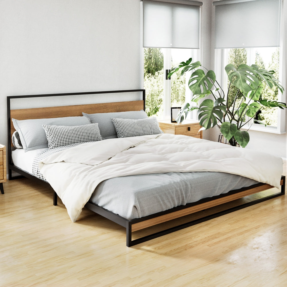 Artiss Bed Frame King Size Metal Bed Frame DANE