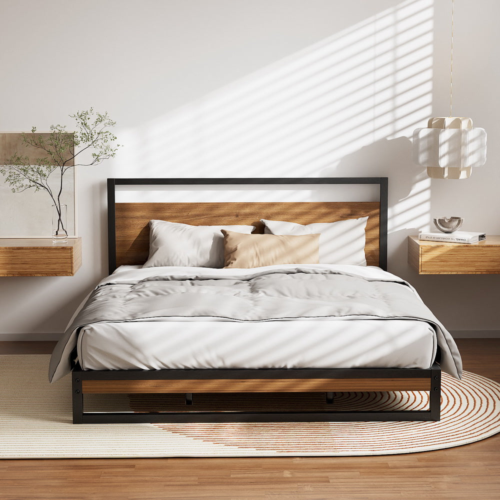Artiss Bed Frame King Size Metal Bed Frame DANE