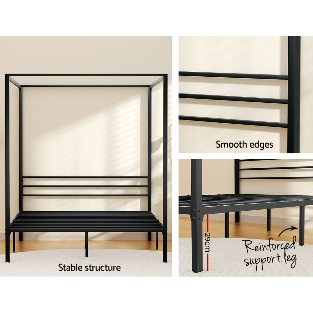 Artiss Bed Frame Double Size Metal Bed Frame POCHY
