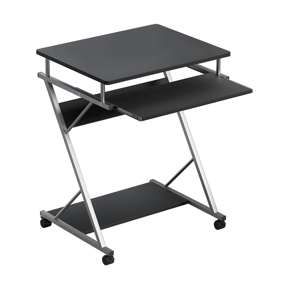 Computer Desk with Shelf Black