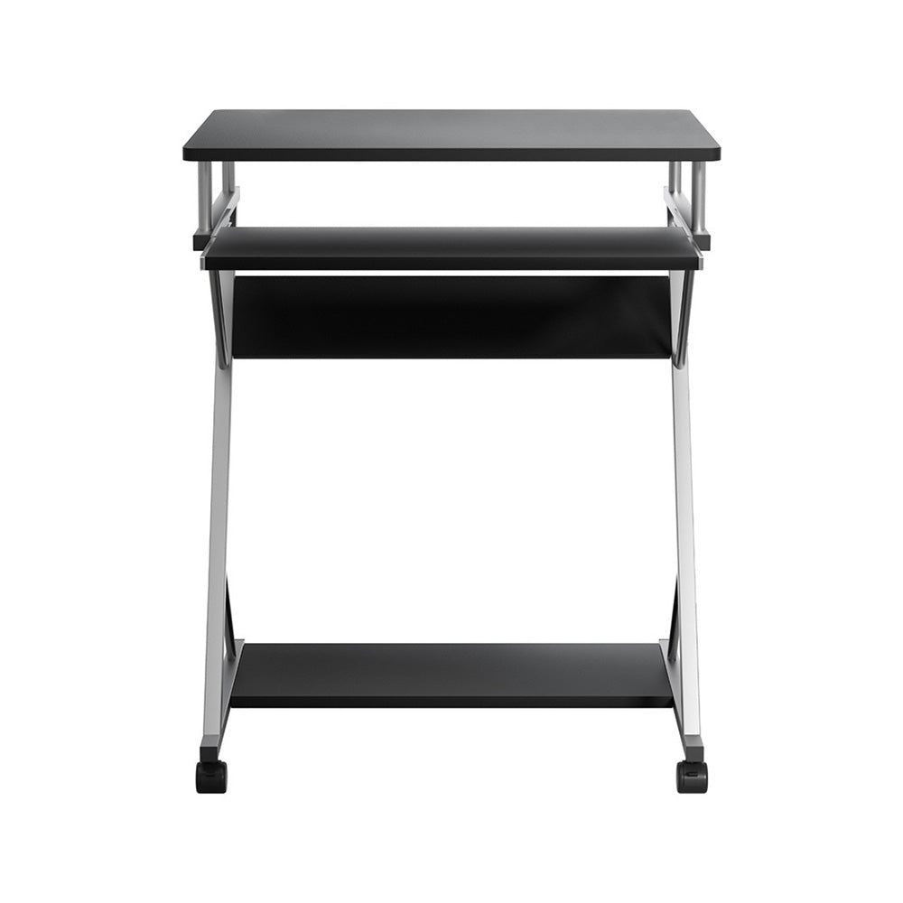 Computer Desk with Shelf Black