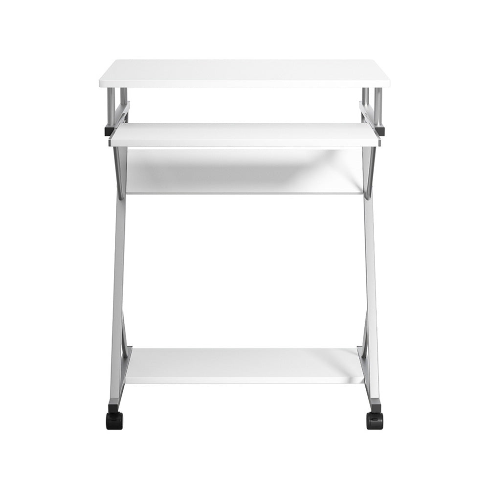 Computer Desk Bookshelf White