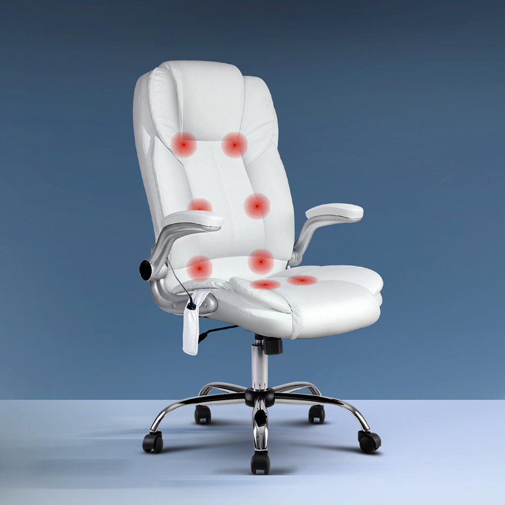 Kuro Massage Office Chair White