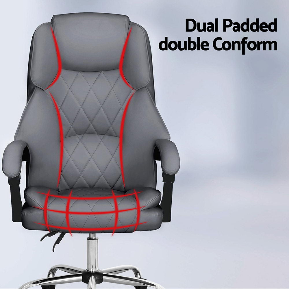 Artiss Executive Office Chair Recliner Grey
