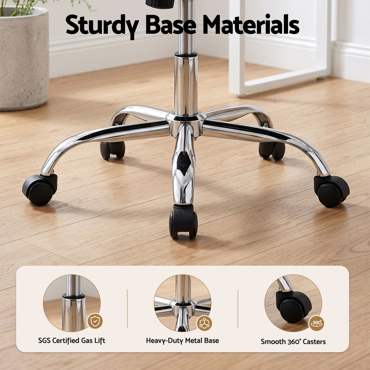 Artiss Office Chair Seat PU Work Computer Desk Chairs