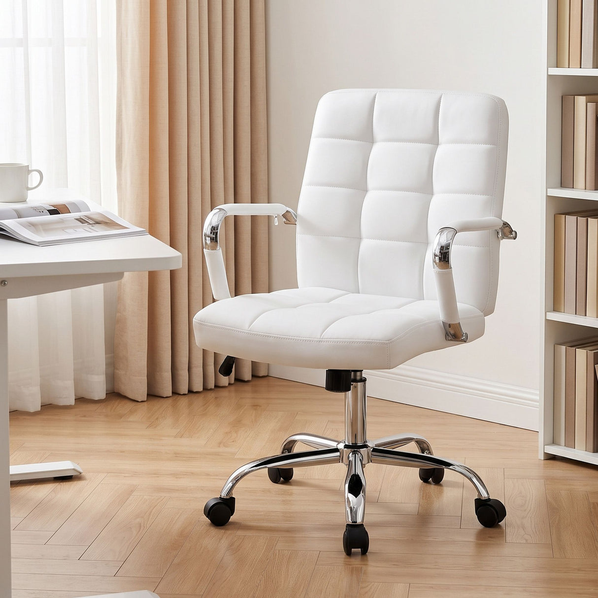 Artiss Office Chair Seat PU Work Computer Desk Chairs