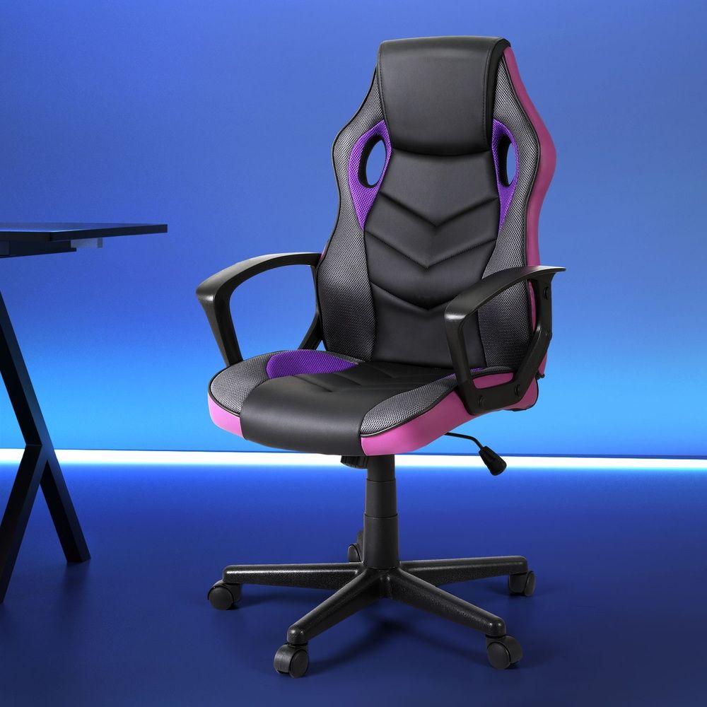 Purple Accent Gaming Chair