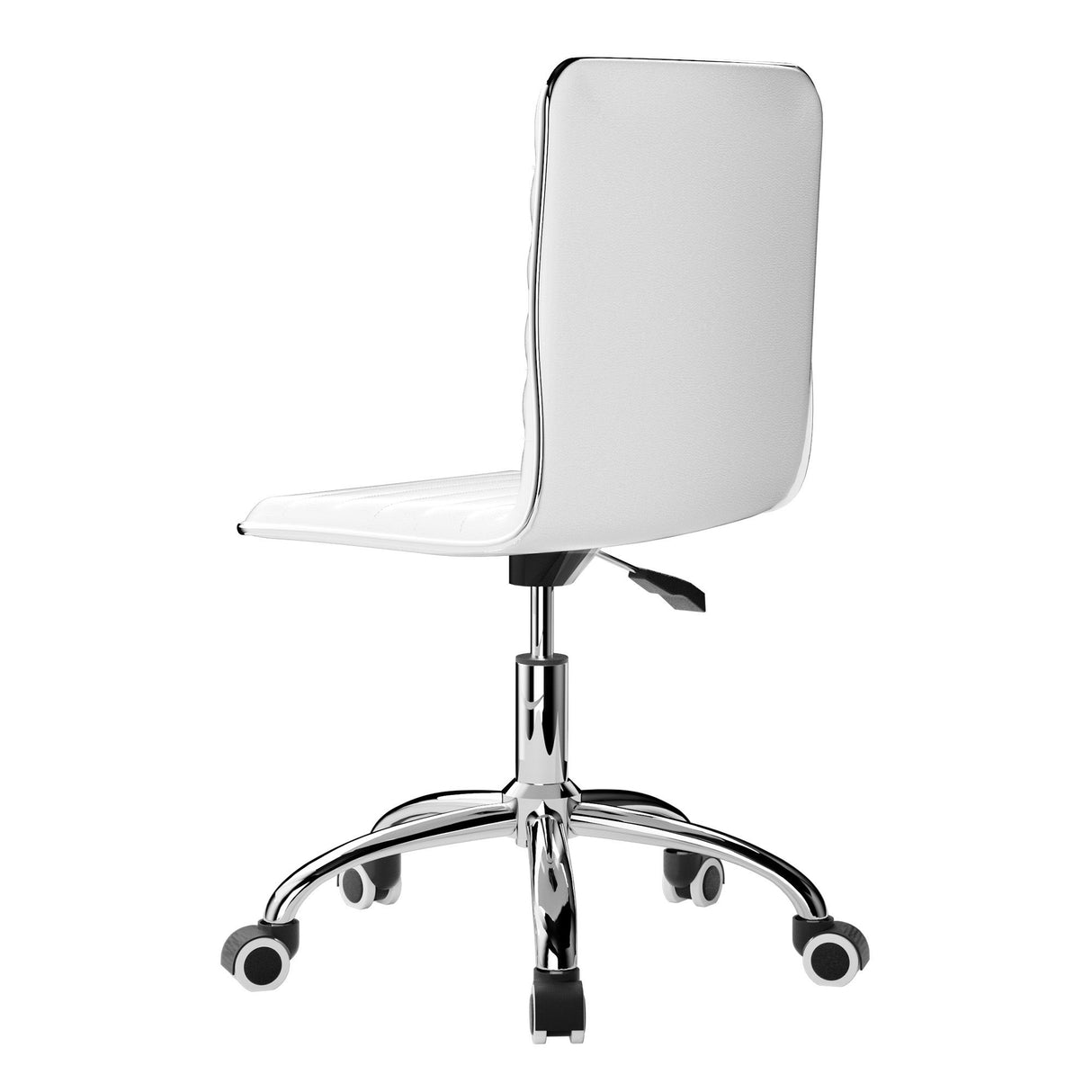 Artiss Office Chair Conference Chairs PU Leather Low Back White