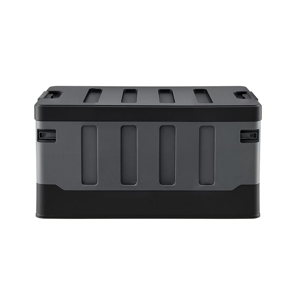 Gardeon Collapsible Outdoor Storage Box 60L Stackable Folding Camping Organizer Black
