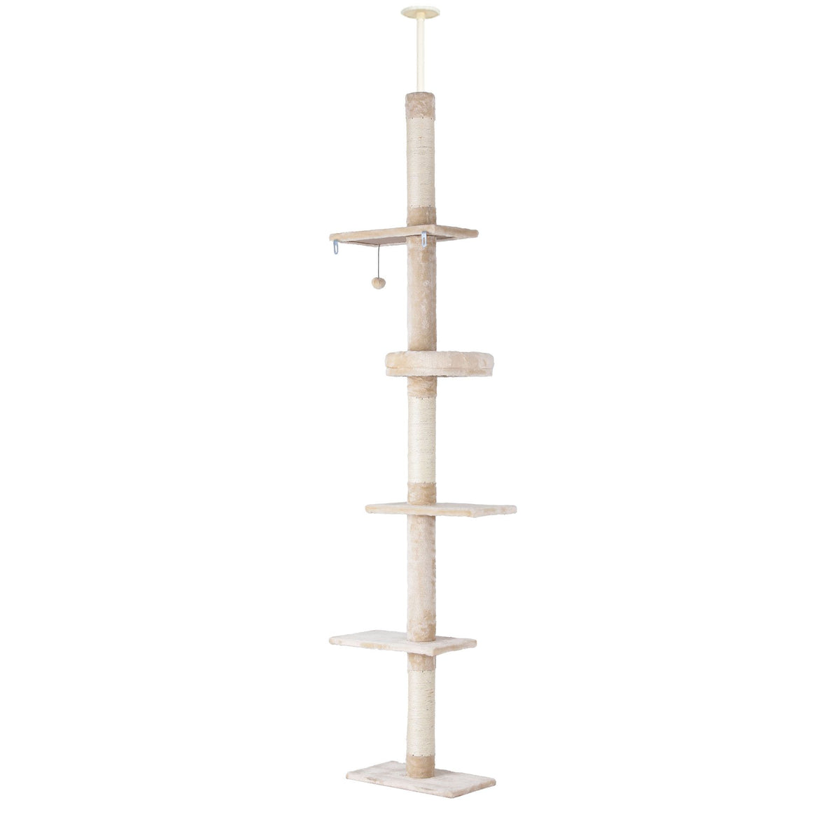 i.Pet Cat Tree 290cm Tower Scratching Cats Post Scratcher Floor to Ceiling Bed