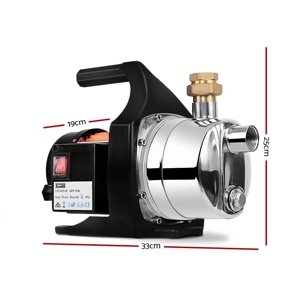 Giantz Garden Water Pump High Pressure 1500W Max. Tank Rain Farm Irrigation House