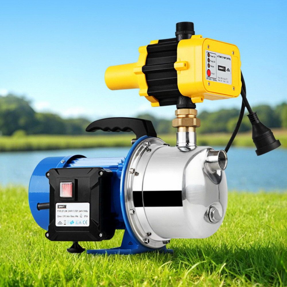 Giantz Garden Water Pump Jet High Pressure Controller Stage Irrigation Max. 4600L/H