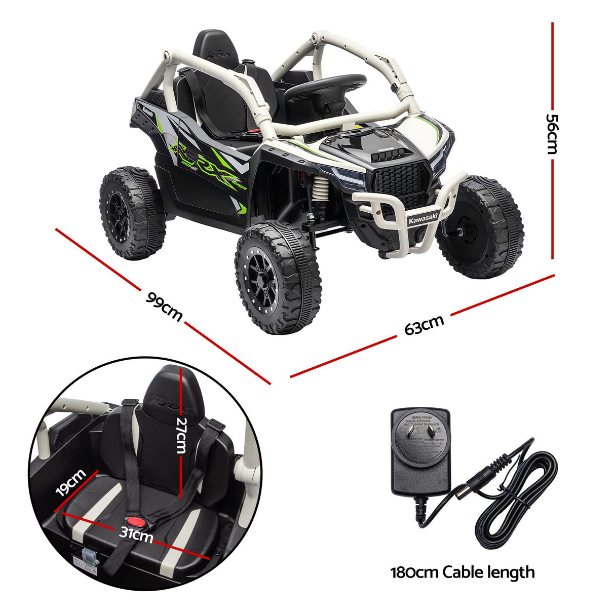 Rigo Kids Electric Ride On Car Black Pink Ride-On Toy with Remote Control