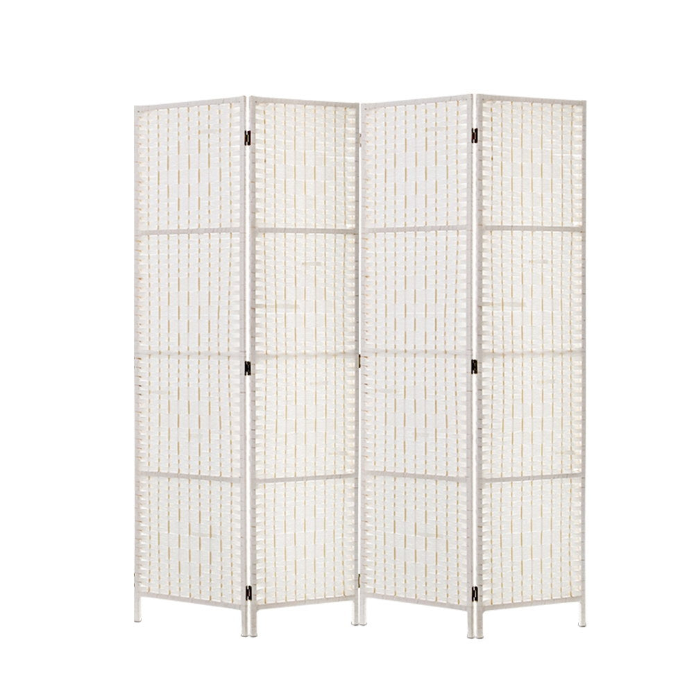 4 Panel Room Divider Screen 163x170cm New Zealand Pine Wood