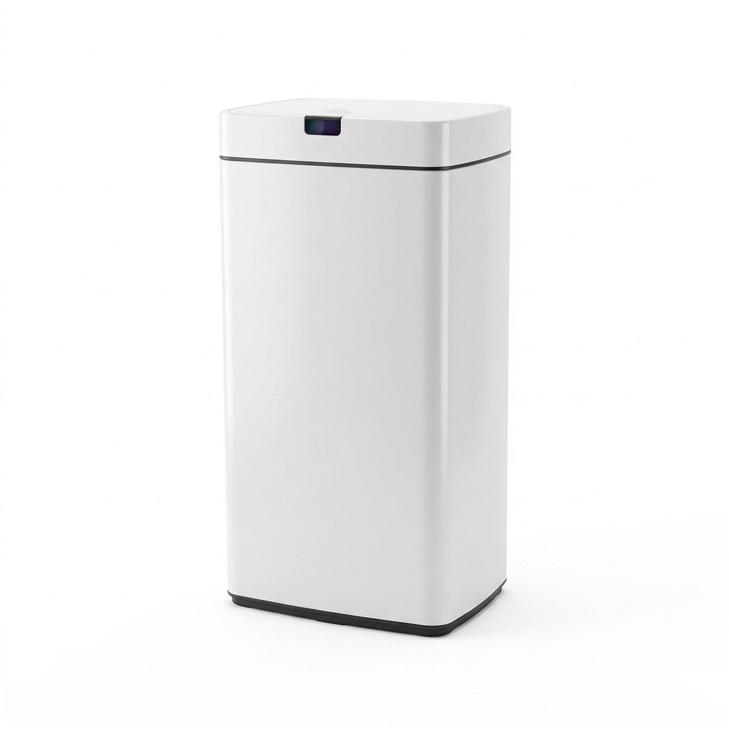Devanti 45L Motion Sensor Bin Rubbish Automatic White