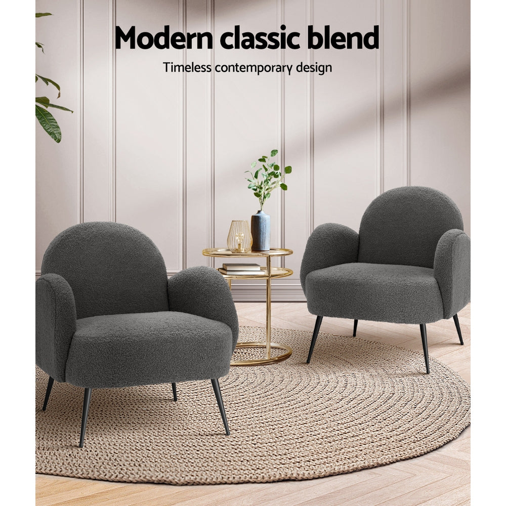 Hanes Armchair Charcoal