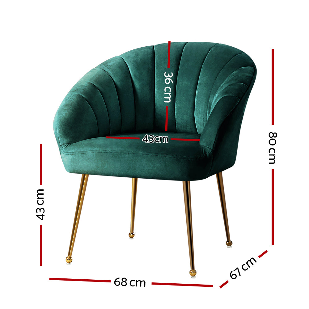 Eloise Armchair Green