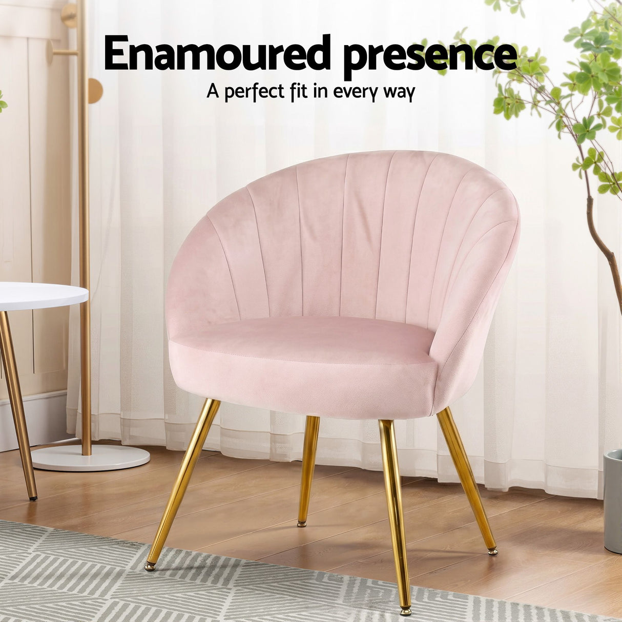 Eloise Armchair Pink