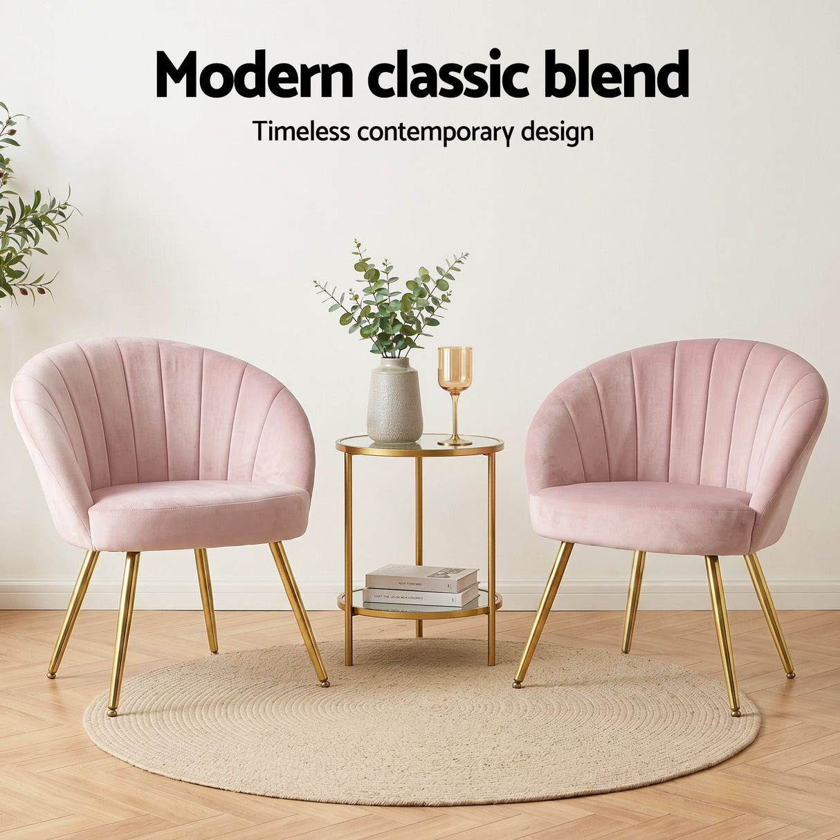 Eloise Armchair Pink