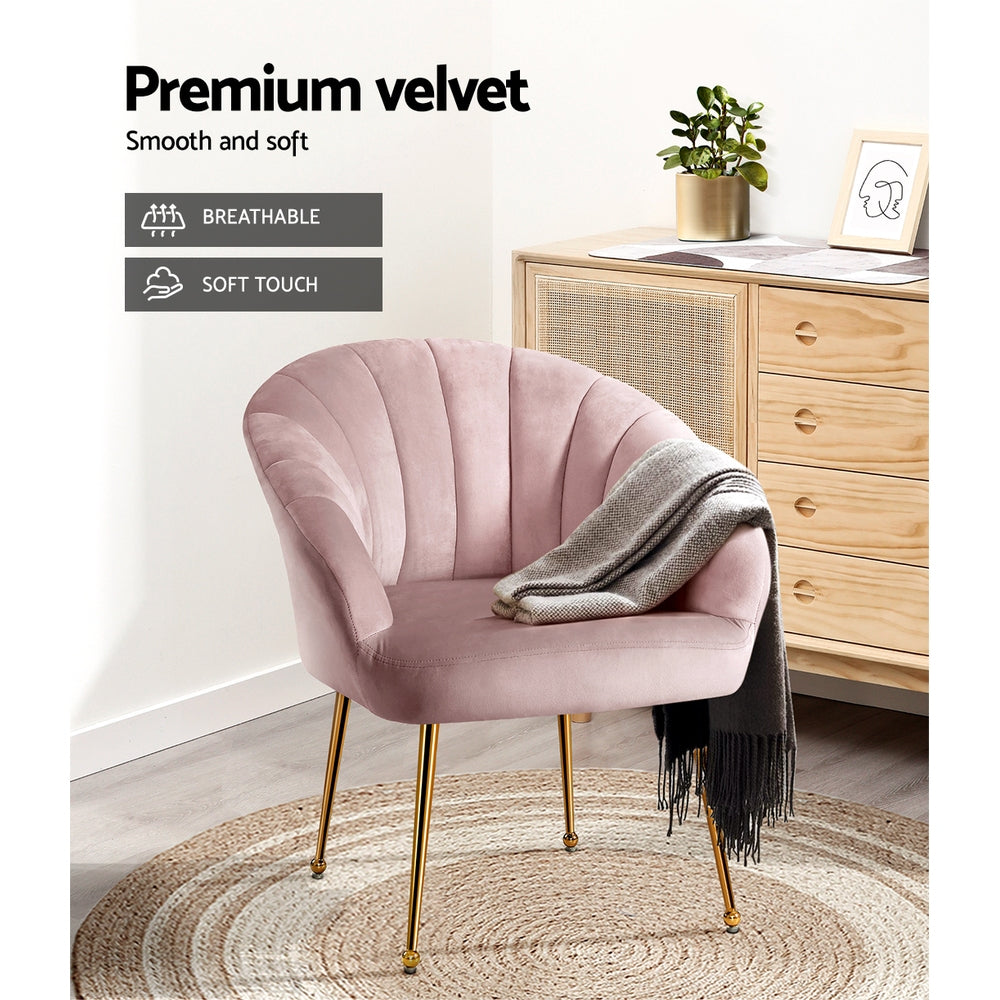 Eloise Armchair Pink