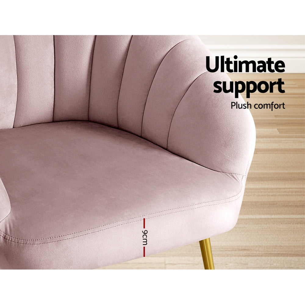 Eloise Armchair Pink