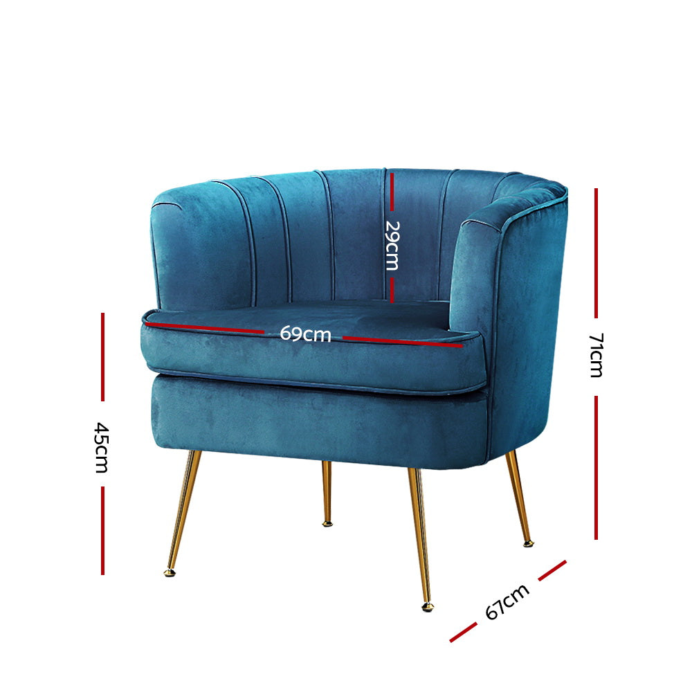 Norvia Armchair Navy