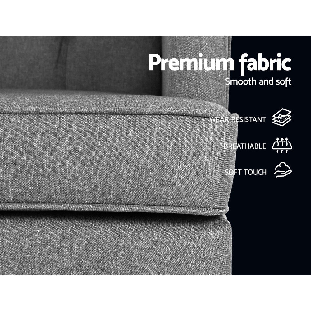 Gaia Rocking Chair Grey